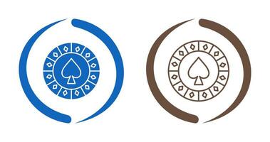 Spade Chip Vector Icon