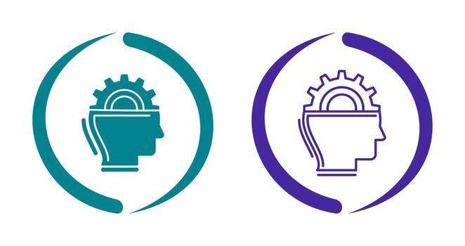 Machine Learning Vector Icon