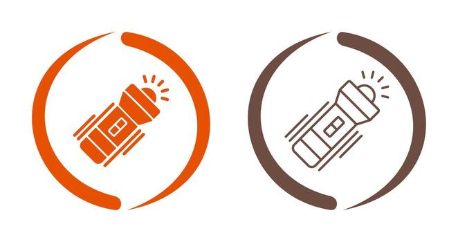 Flashlight Vector Icon