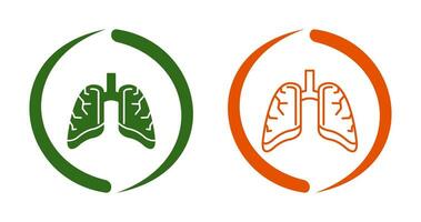 Lungs Vector Icon