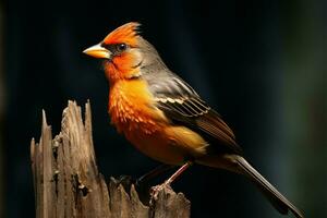 Turdus merula A passerine bird, commonly known as the blackbird AI Generated photo