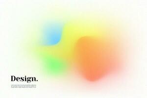 Abstract background in gradient colors. Colorful grain banner vector illustration.