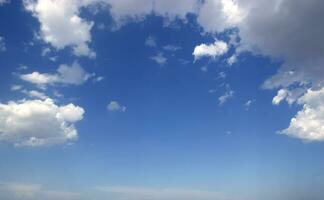 azul cielo nubes blanco natural foto