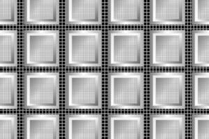 Abstract wire mesh on a silver background. Geometric dynamic shape technology wireframe. vector