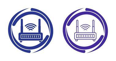 icono de vector de enrutador wifi