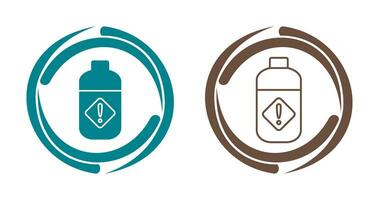 Pesticide Bottle Vector Icon