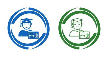 Unique Receiving Degree Vector Icon