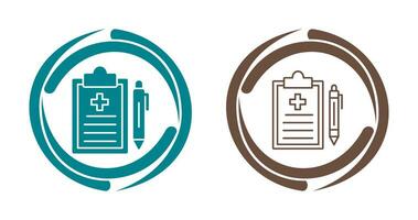 Medical Record Vector Icon