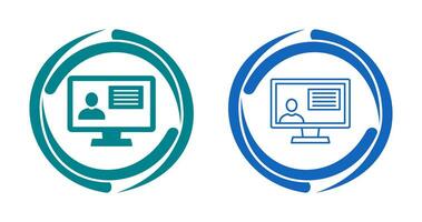 Distance Education Vector Icon