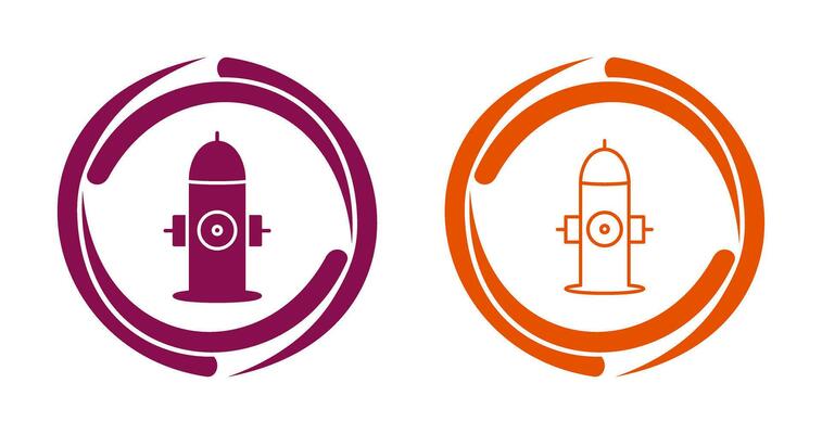 Unique Hydrant Vector Icon