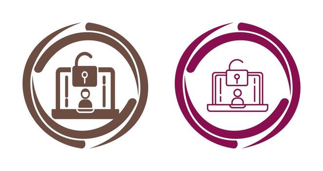 icono de vector de acceso