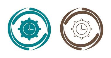 Time Settings Vector Icon