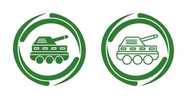 icono de vector de tanque de infantería