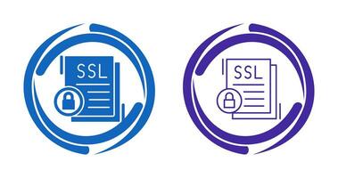 icono de vector de ssl