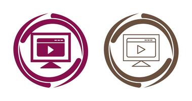 Video Streaming Vector Icon