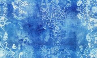 Watercolor blue background. Texture of smudges paint. For banner, postcard, book illustration. Created with generative AI tools photo