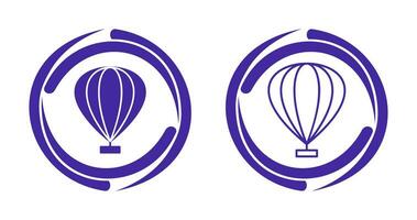 Hot Air Balloon Vector Icon