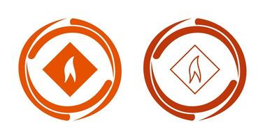 Flammable Material Vector Icon