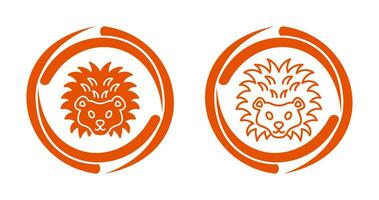 Hedgehog Vector Icon