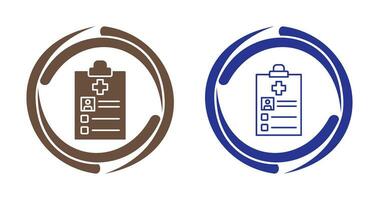 Medical Record Vector Icon