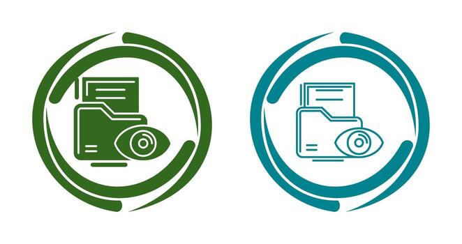icono de vector de visualización de datos