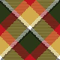 Plaid pattern vector. Check fabric texture. Seamless textile design for clothes, paper print. vector