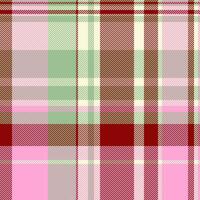 Plaid vector check of tartan background fabric with a seamless texture pattern textile.
