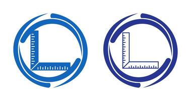 square Ruler Vector Icon