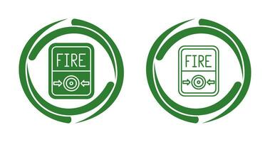 Fire Button Vector Icon