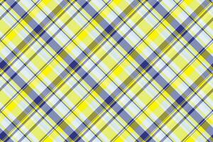 Seamless plaid fabric of tartan background vector with a texture textile check pattern.