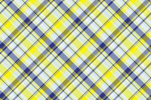 Seamless plaid fabric of tartan background vector with a texture textile check pattern.