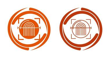 Fingerprint Scanner Vector Icon