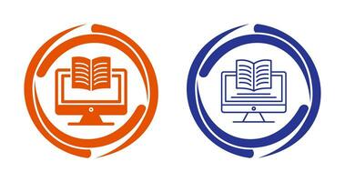 Digital Learning Vector Icon