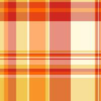 Textile plaid texture of vector seamless fabric with a pattern background check tartan.