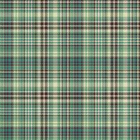 Vector fabric texture of check textile seamless with a tartan plaid background pattern.