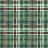 Vector fabric texture of check textile seamless with a tartan plaid background pattern.