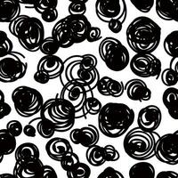 a black and white pattern with swirls vector