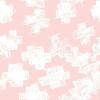 Seamless hand drawn irregular uneven pink and white texture photo