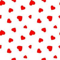 valentine hearts seamless pattern vector