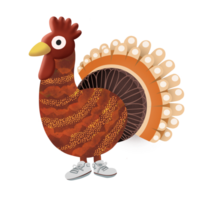 turkey  bird thanksgiving cartoon character png