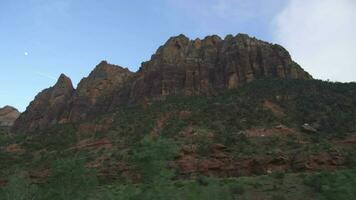 Zion nationaal park in zuidwesten Utah Verenigde Staten van Amerika video