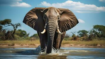 Elephant in the Chobe National Park, Botswana, Africa photo