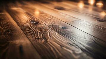 vacío de madera piso foto