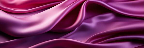 Macro photography revealing the lustrous folds and sheen of Satin fabric photo