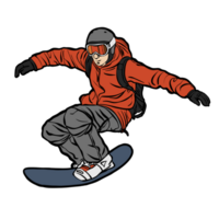 snowboarding extreme player playing downhill png