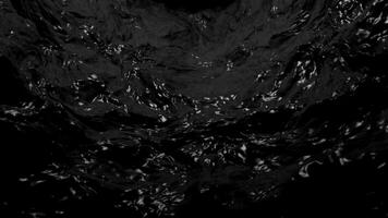 abstract achtergrond animatie met golven van donker water of vloeistof vloeiende naar de camera. vol hd en looping beweging achtergrond. video