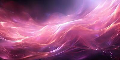 AI Generated. AI Generative. Abstract pink color wave flow design template background. Graphic Art photo