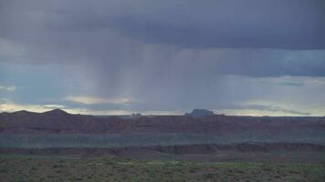 Beautiful Cloudy Sunset Somewhere in Utah with Rock Mountain in The Background video