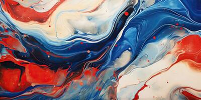 AI Generated. AI Generative. Abstract watercolor oil brush ink paint drawing acrylic poster design. Graphic Art photo