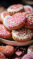 San Valentín de día galletas con asperja foto